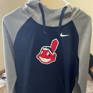 Womens Cleveland Indians Nike hoodie with Wahoo